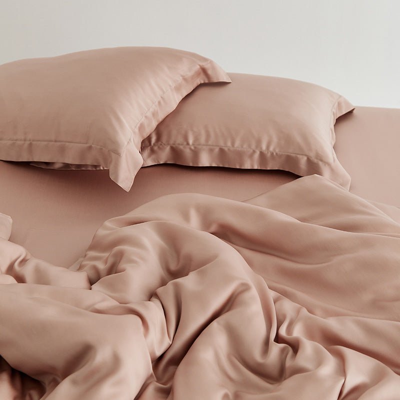 Silky Solid Tencel Bedding Set / Blue