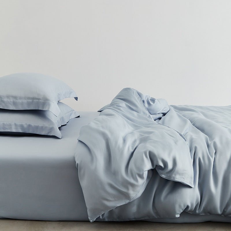 Silky Solid Tencel Bedding Set / Pink