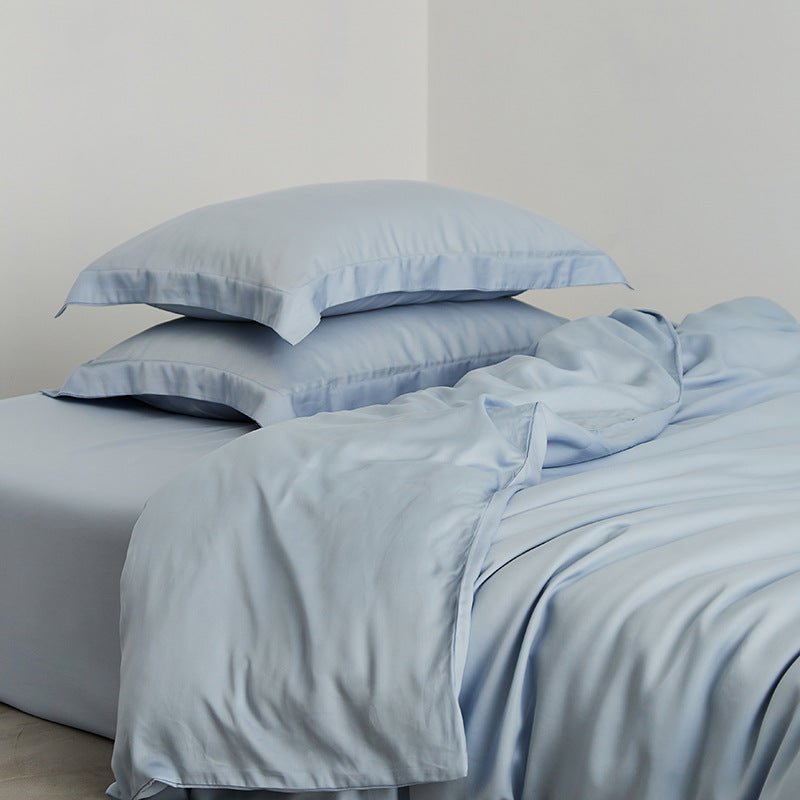 Silky Solid Tencel Bedding Set / Pink