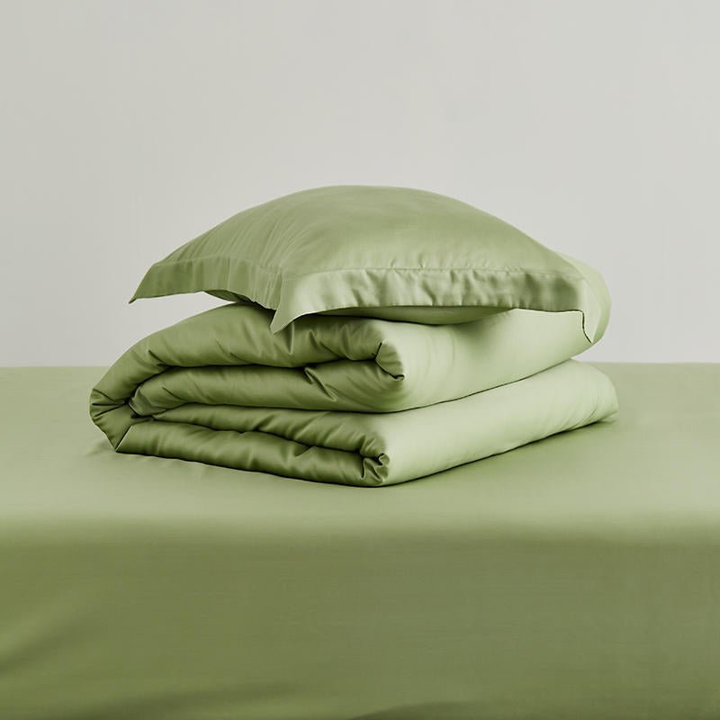 Silky Solid Tencel Bedding Set / Pink