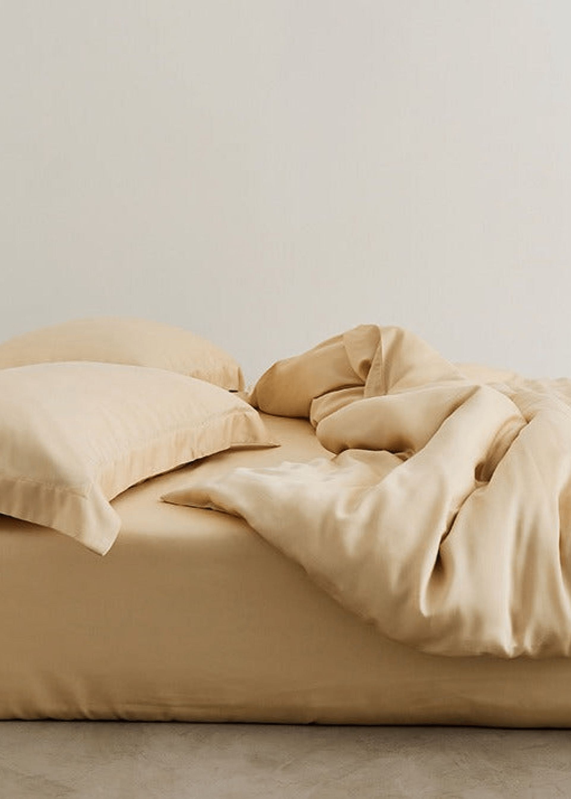 Silky Solid Tencel Bedding Set / Blue