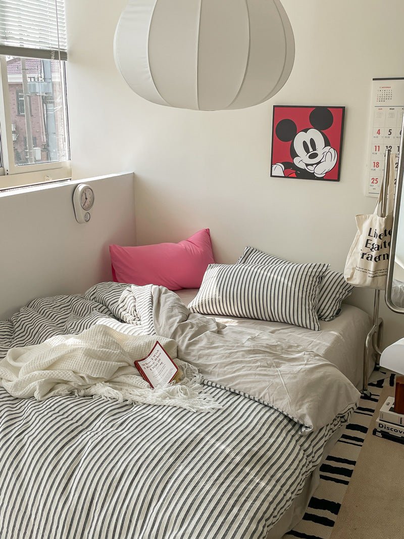 Soft Jacquard Bedding Set / Barbie Hot Pink