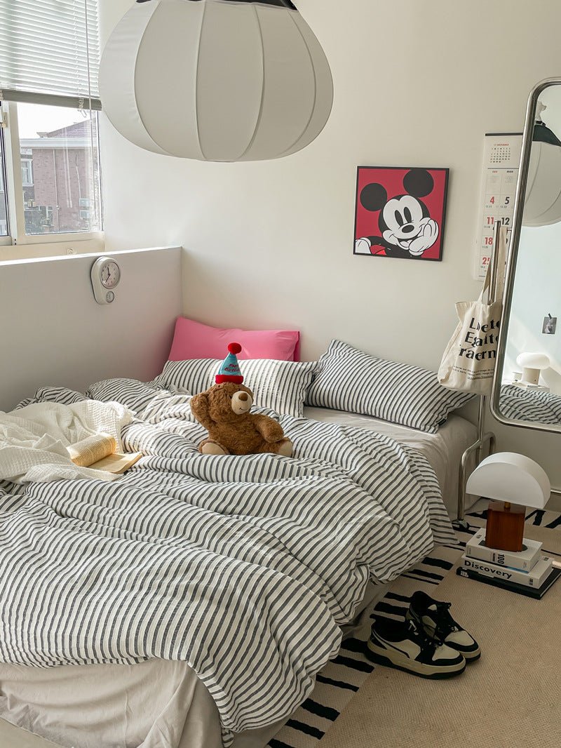 Soft Jacquard Bedding Set / Barbie Hot Pink