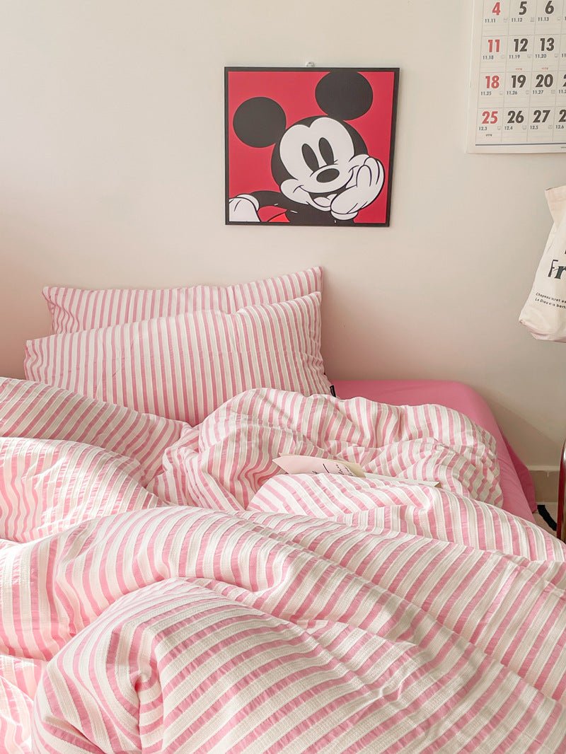 Soft Jacquard Bedding Set / Barbie Hot Pink