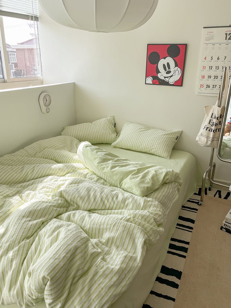 Soft Jacquard Bedding Set / Yellow