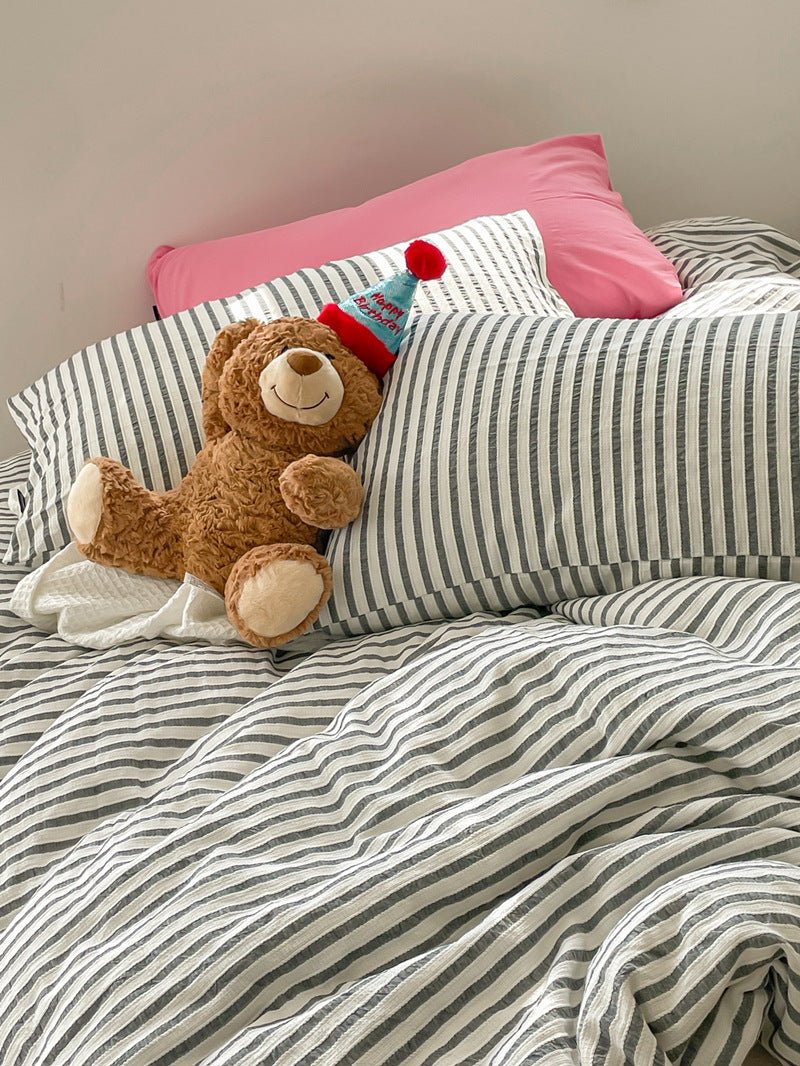 Soft Jacquard Bedding Set / Yellow