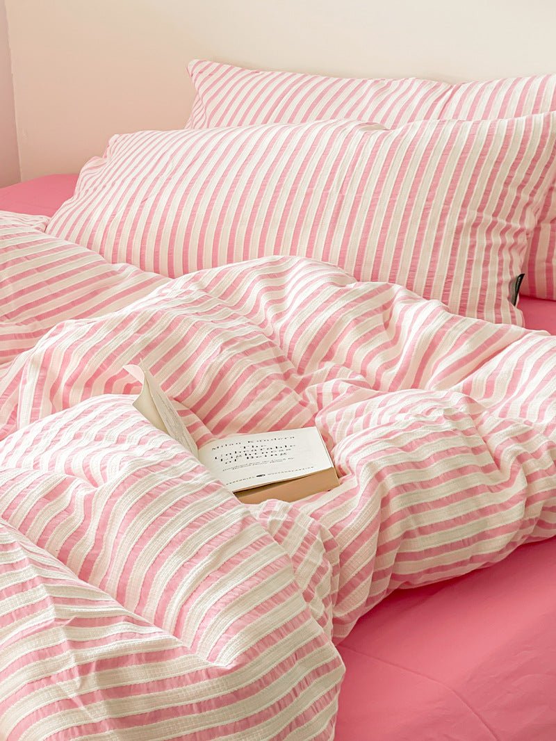 Soft Jacquard Bedding Set / Yellow