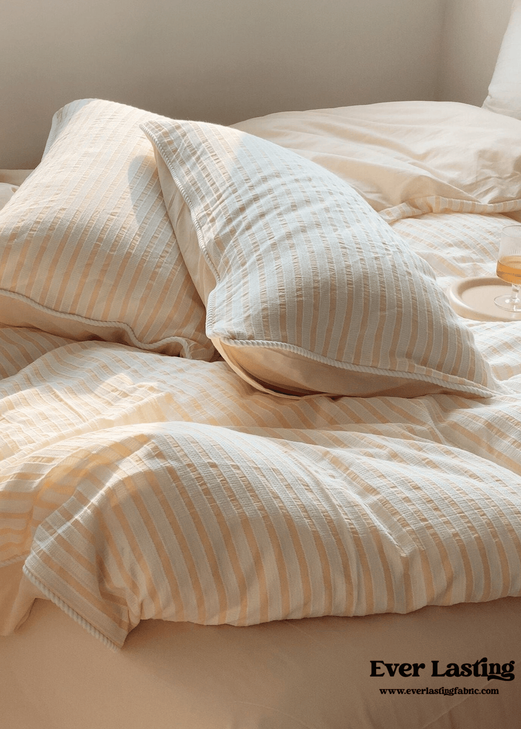 Soft Jacquard Bedding Set / Yellow