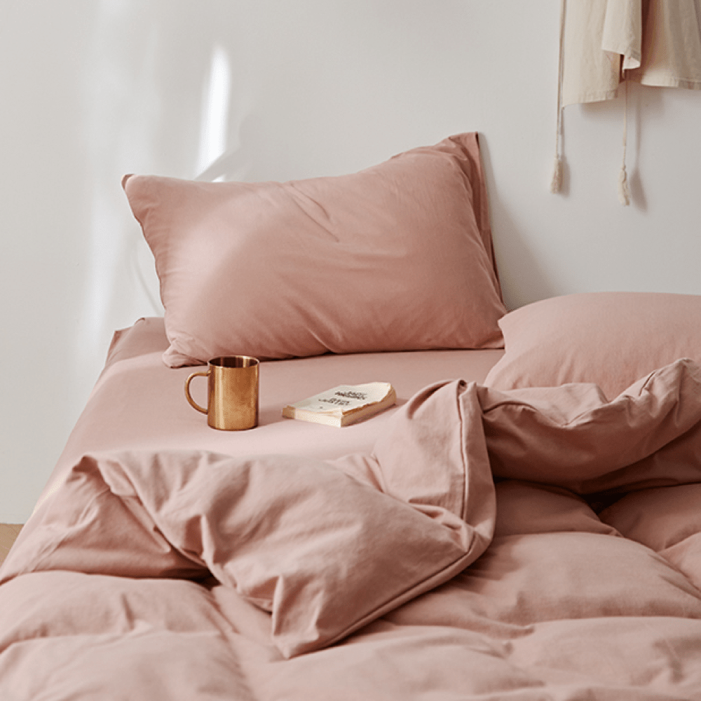 Solid Bedding Set / Forest Green