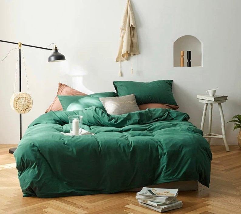 Solid Bedding Set / White