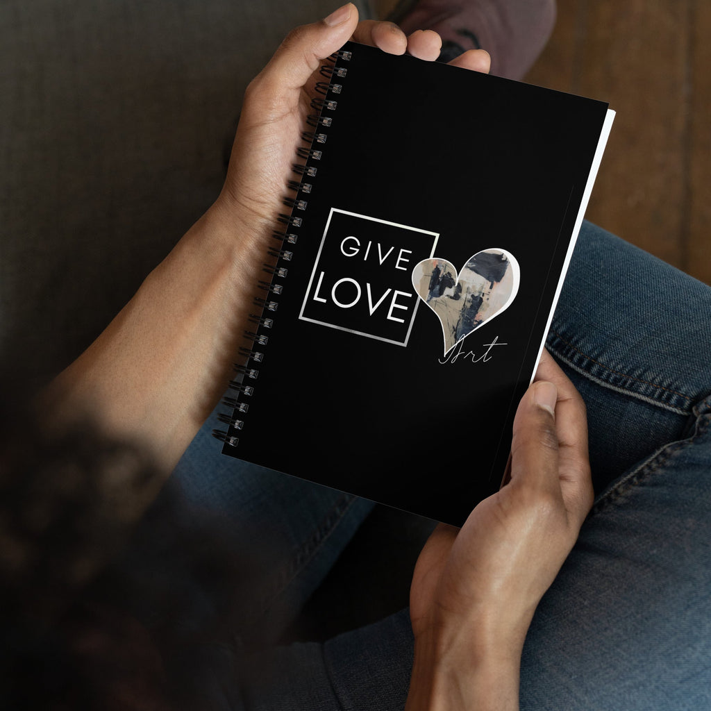GIVE LOVE Notebook by Eliana Zeferino