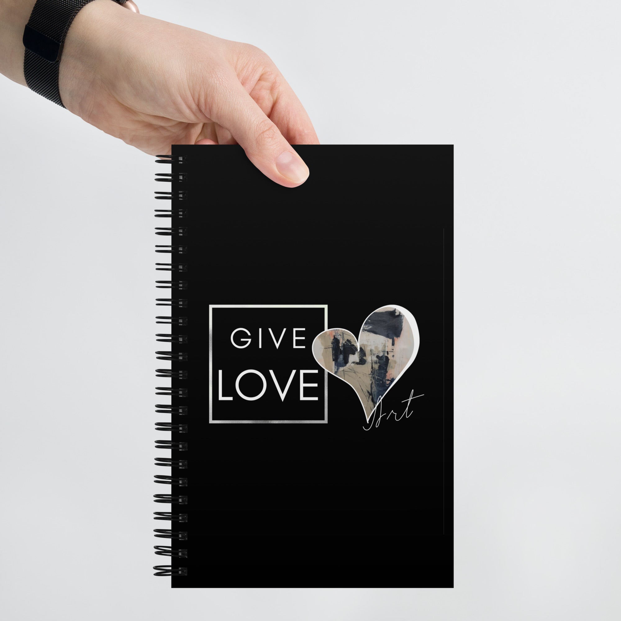 GIVE LOVE Notebook by Eliana Zeferino