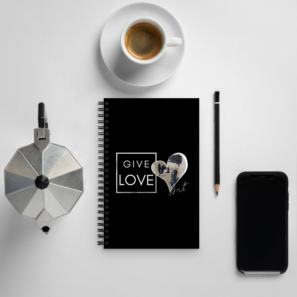GIVE LOVE Notebook by Eliana Zeferino