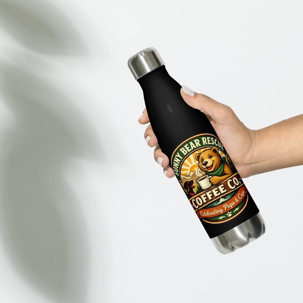 Sunny Bear Rescue Coffee Co. Stainless Steel Water Bottle