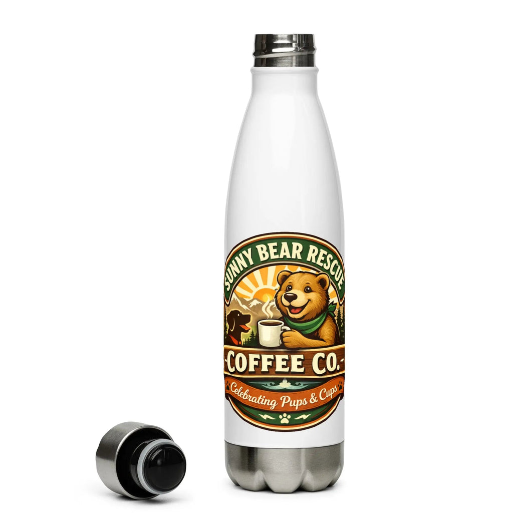 Sunny Bear Rescue Coffee Co. Stainless Steel Water Bottle