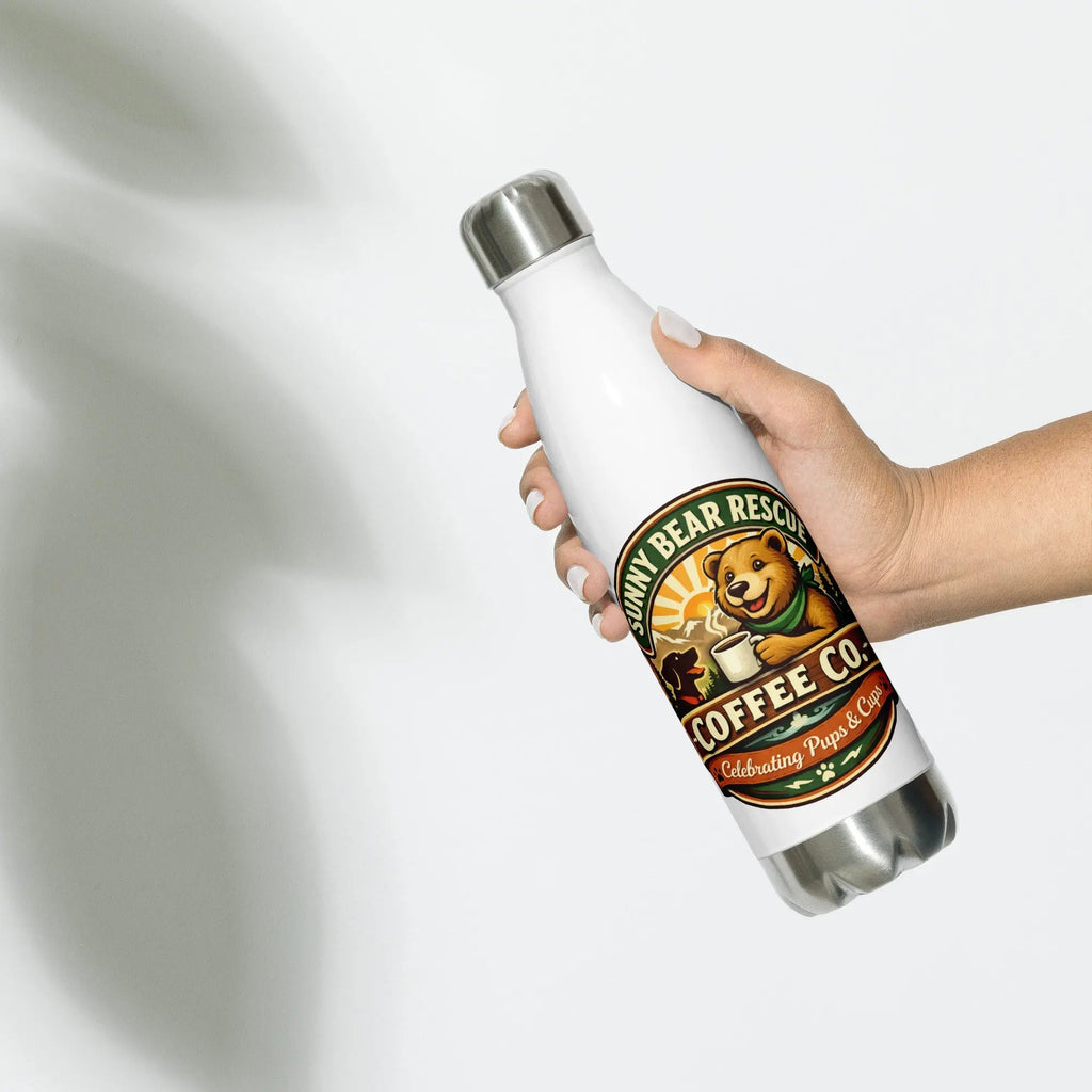 Sunny Bear Rescue Coffee Co. Stainless Steel Water Bottle