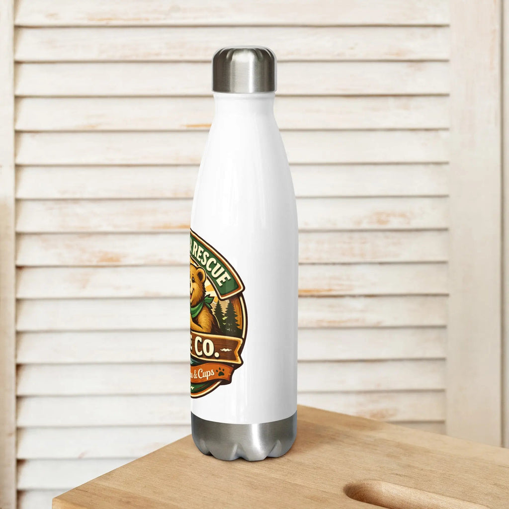 Sunny Bear Rescue Coffee Co. Stainless Steel Water Bottle