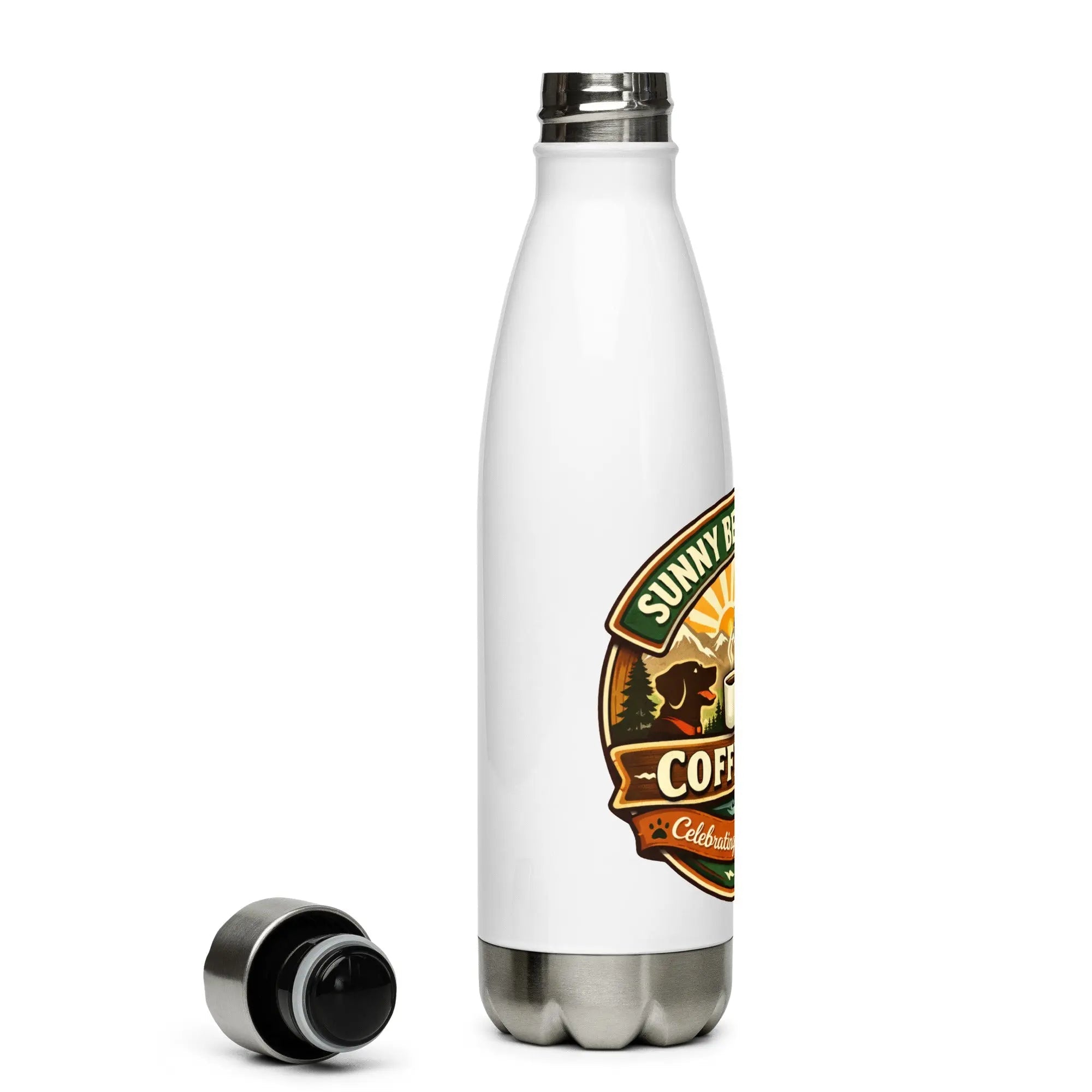 Sunny Bear Rescue Coffee Co. Stainless Steel Water Bottle