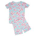 Pretty Pink Floral Summer Pajama Set