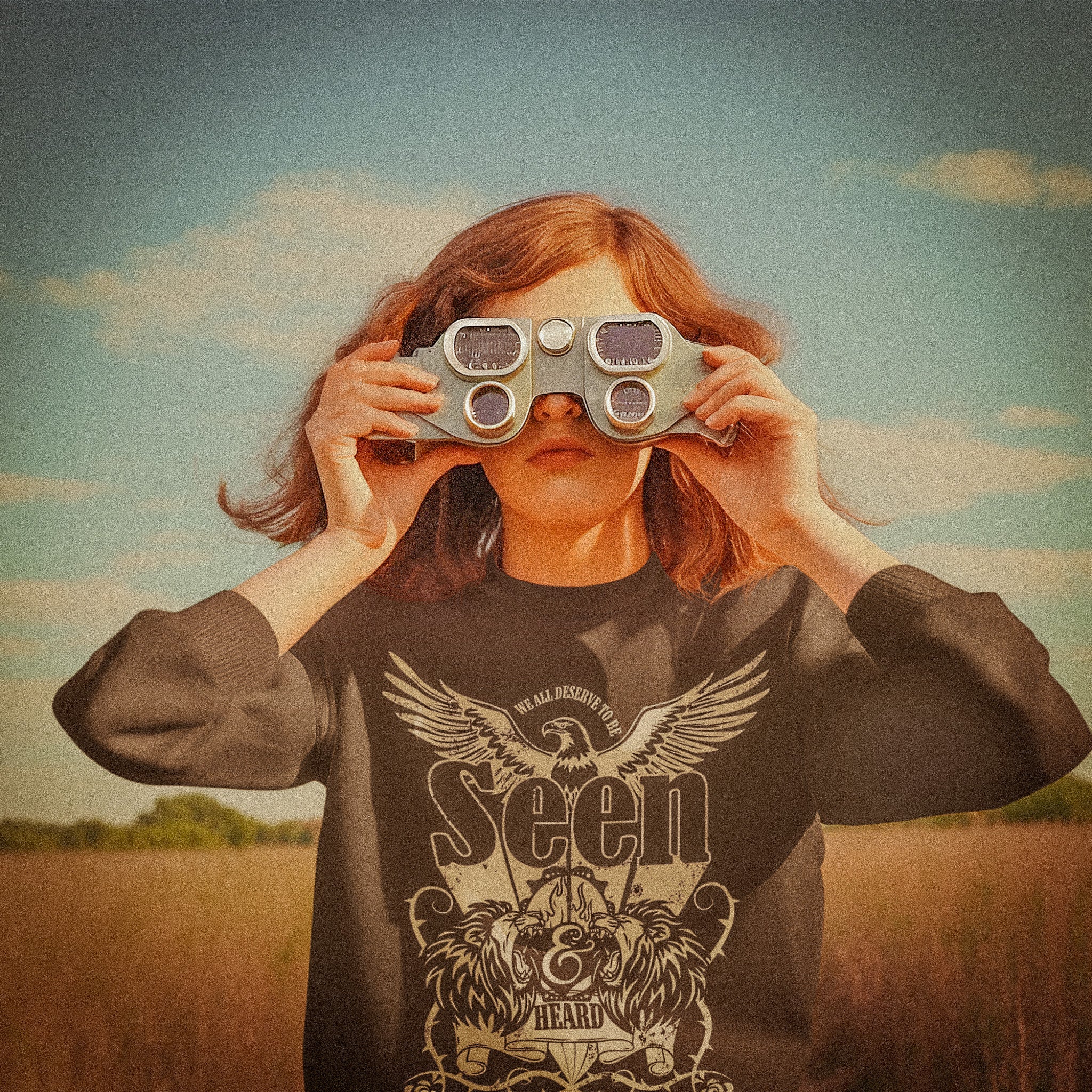 We All Deserve to be Seen & Heard - Adult Unisex Heavy Blend™ Crewneck Sweatshirt