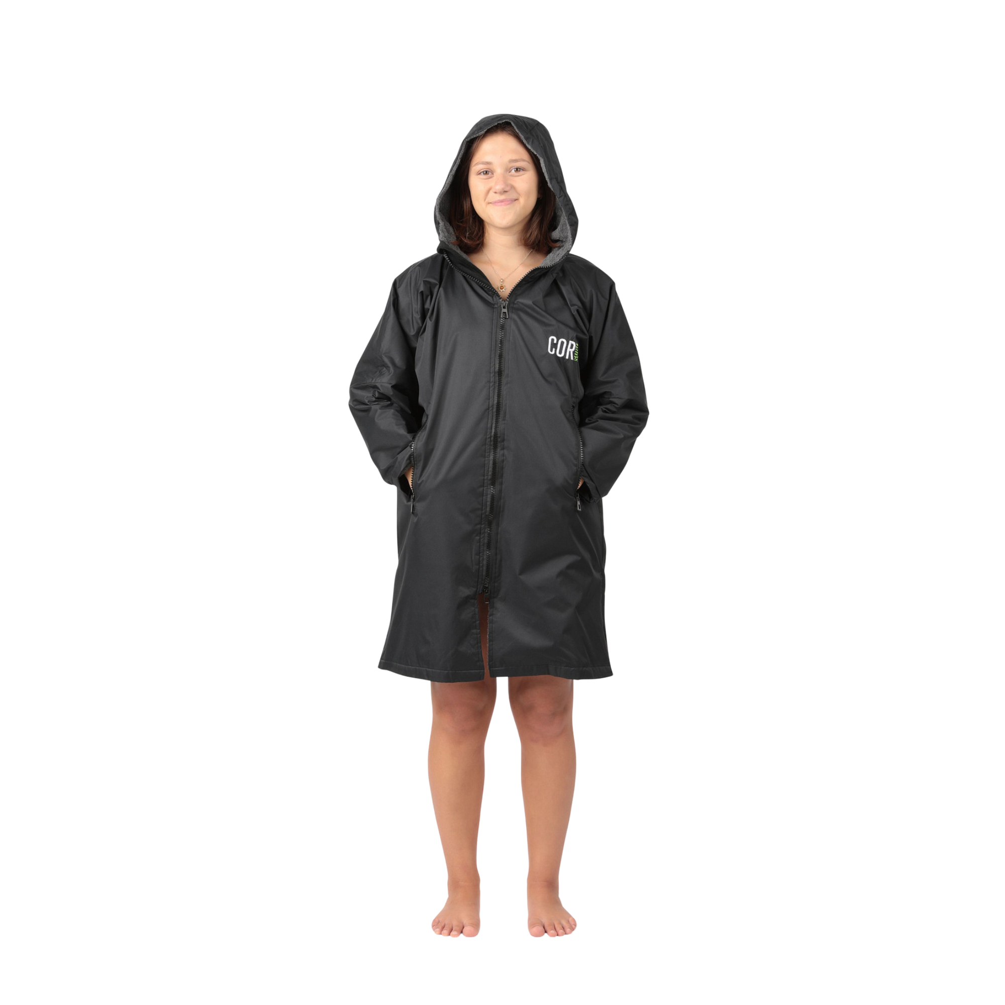 Waterproof Swim Parka | XS-XL (Black)