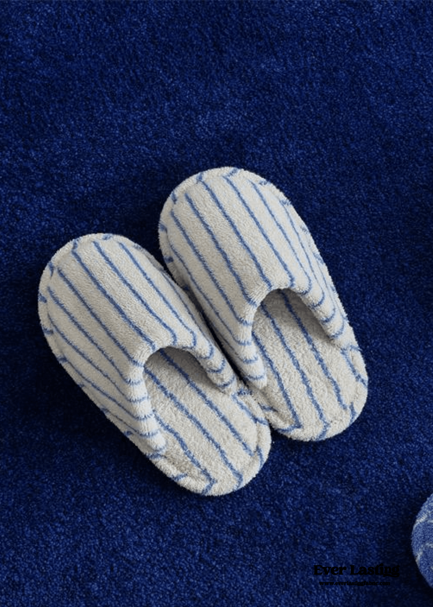 Thin Striped House Slippers