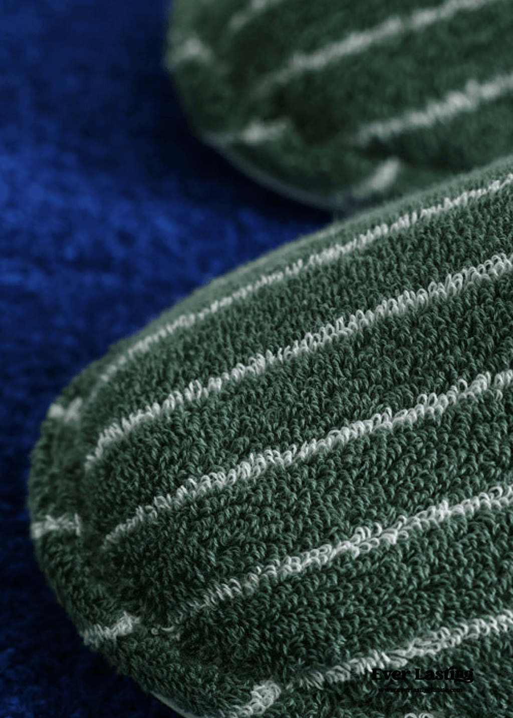 Thin Striped House Slippers