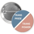 Trans Pride/Trans Power Vintage Pinback Button