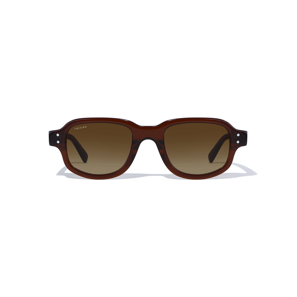 Tres 48mm Rectangle Sunglasses | Brown