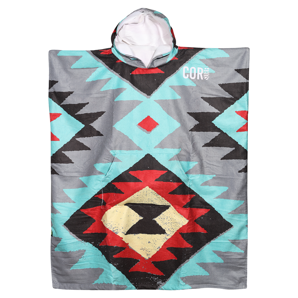 Changing Towel Poncho by COR Surf - Tribal-Tech (Large)