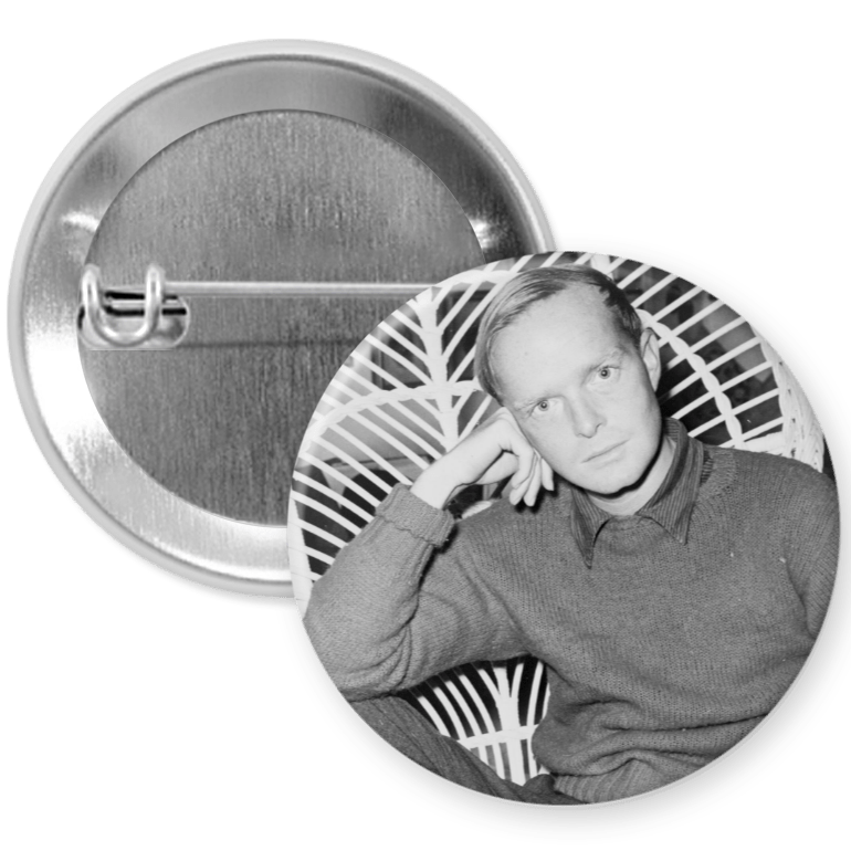 Truman Capote Pinback Button