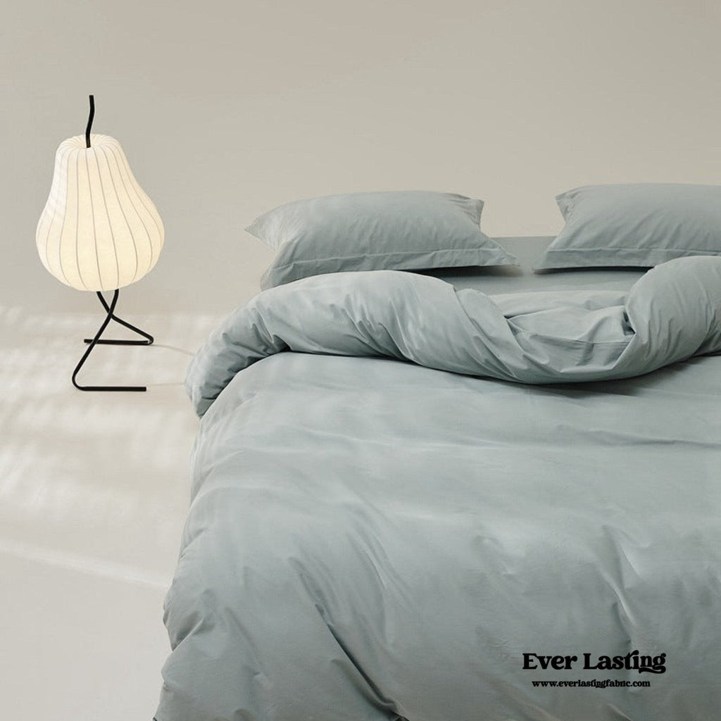 Velvære Luxe Solid Color Cotton Bedding Set / Brown
