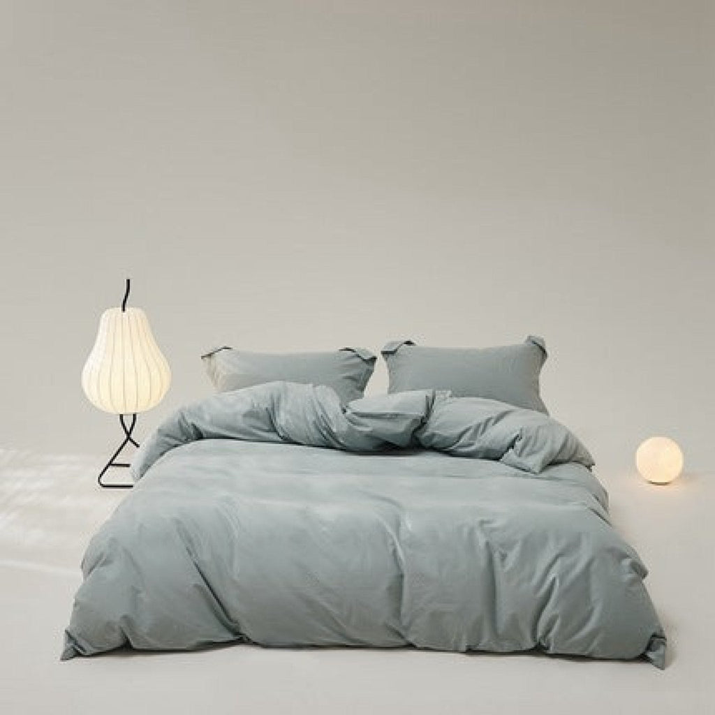 Velvære Luxe Solid Color Cotton Bedding Set / Teal