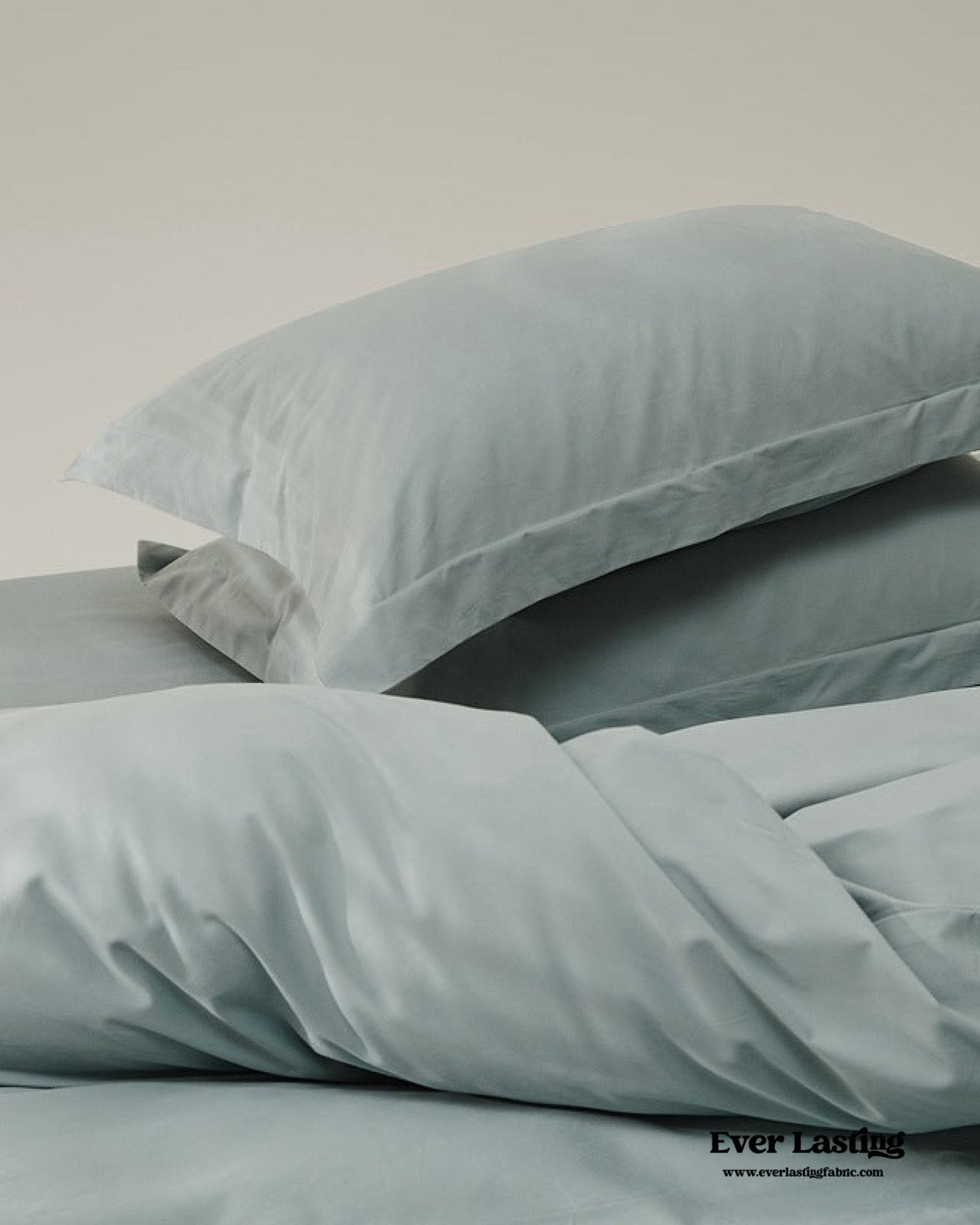 Velvære Luxe Solid Color Cotton Bedding Set / White