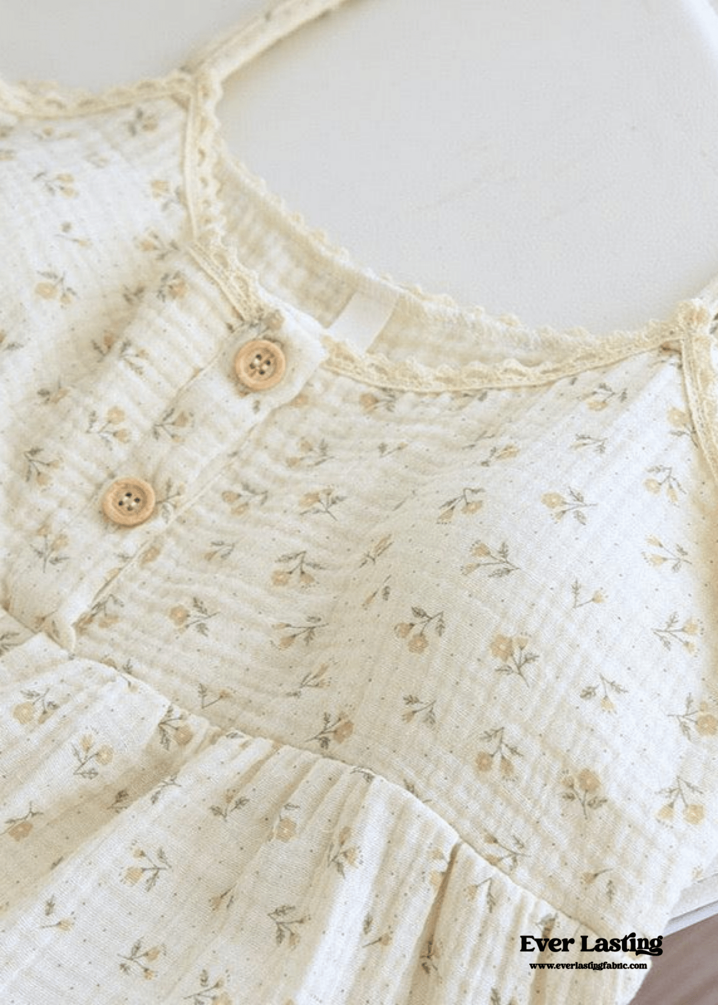 Vintage Floral Tank Cardigan and Long Pants Pajama Set / Yellow