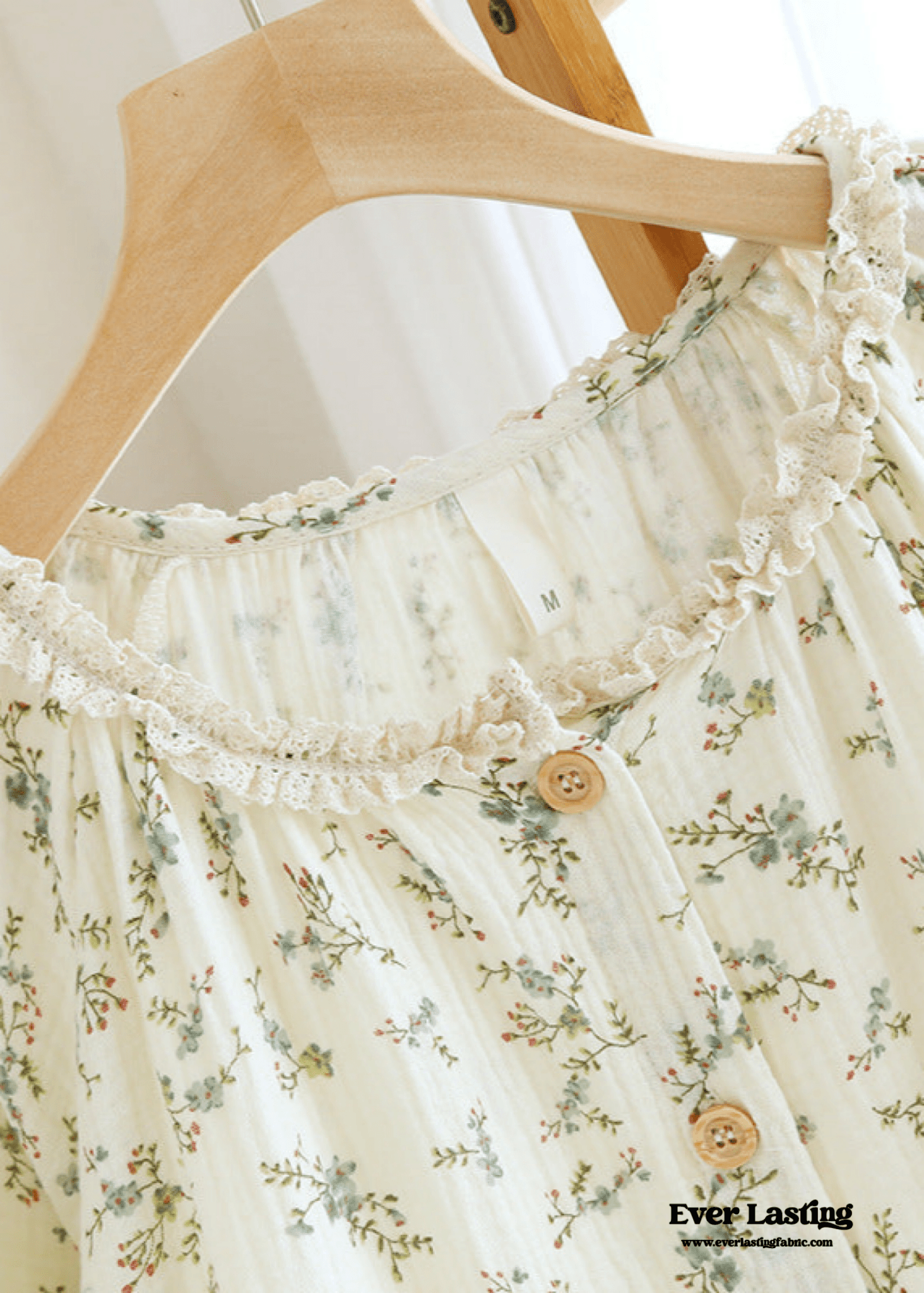Vintage Floral Tank Cardigan and Long Pants Pajama Set / Yellow