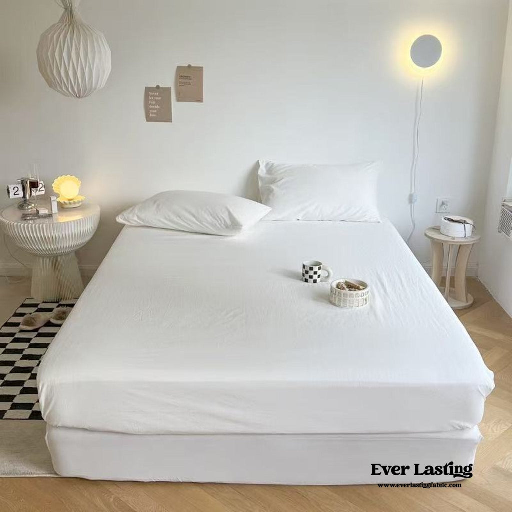 Washed Cotton Bed Sheets (15 Colors)