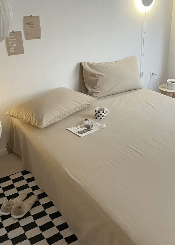 Washed Cotton Bed Sheets (15 Colors)