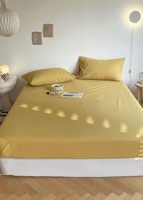 Washed Cotton Bed Sheets (15 Colors)