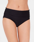 Calvin Klein Swim Womens Ruched Bikini Bottoms, Size Small