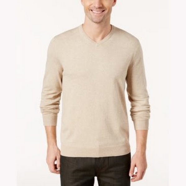 Alfani Mens V-Neck Sweater
